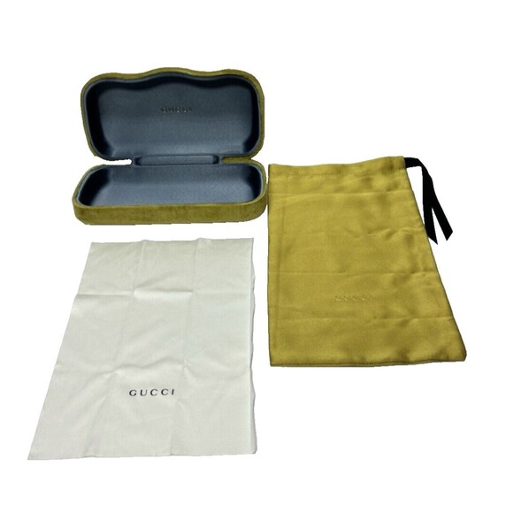 GUCCI Oversized XL Felt Sunglasses Case with Cleaning Cloth & Bag - Authentic - Picture 1 of 14